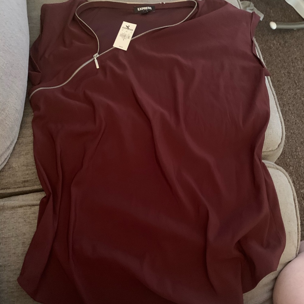 Express gramercy zipper top